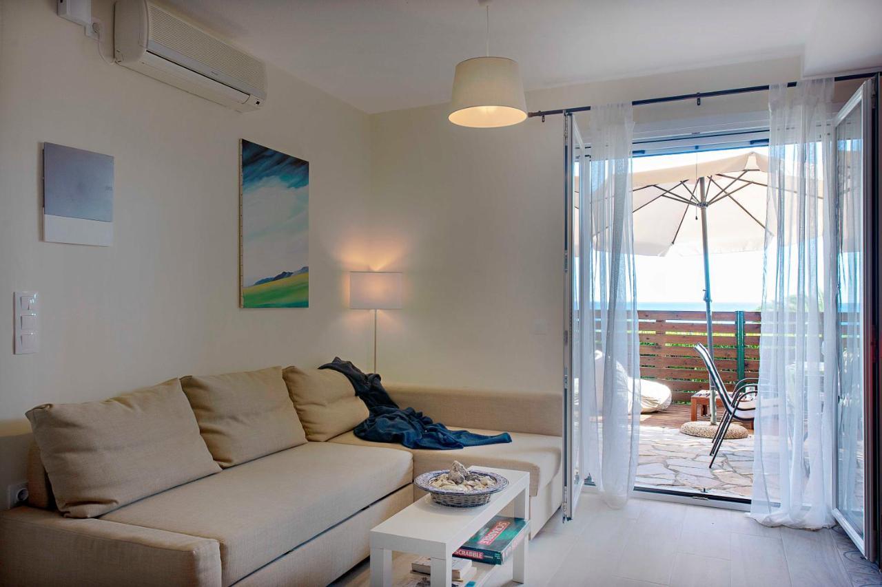 Ammos Beach House Villa Glyfada  Bagian luar foto